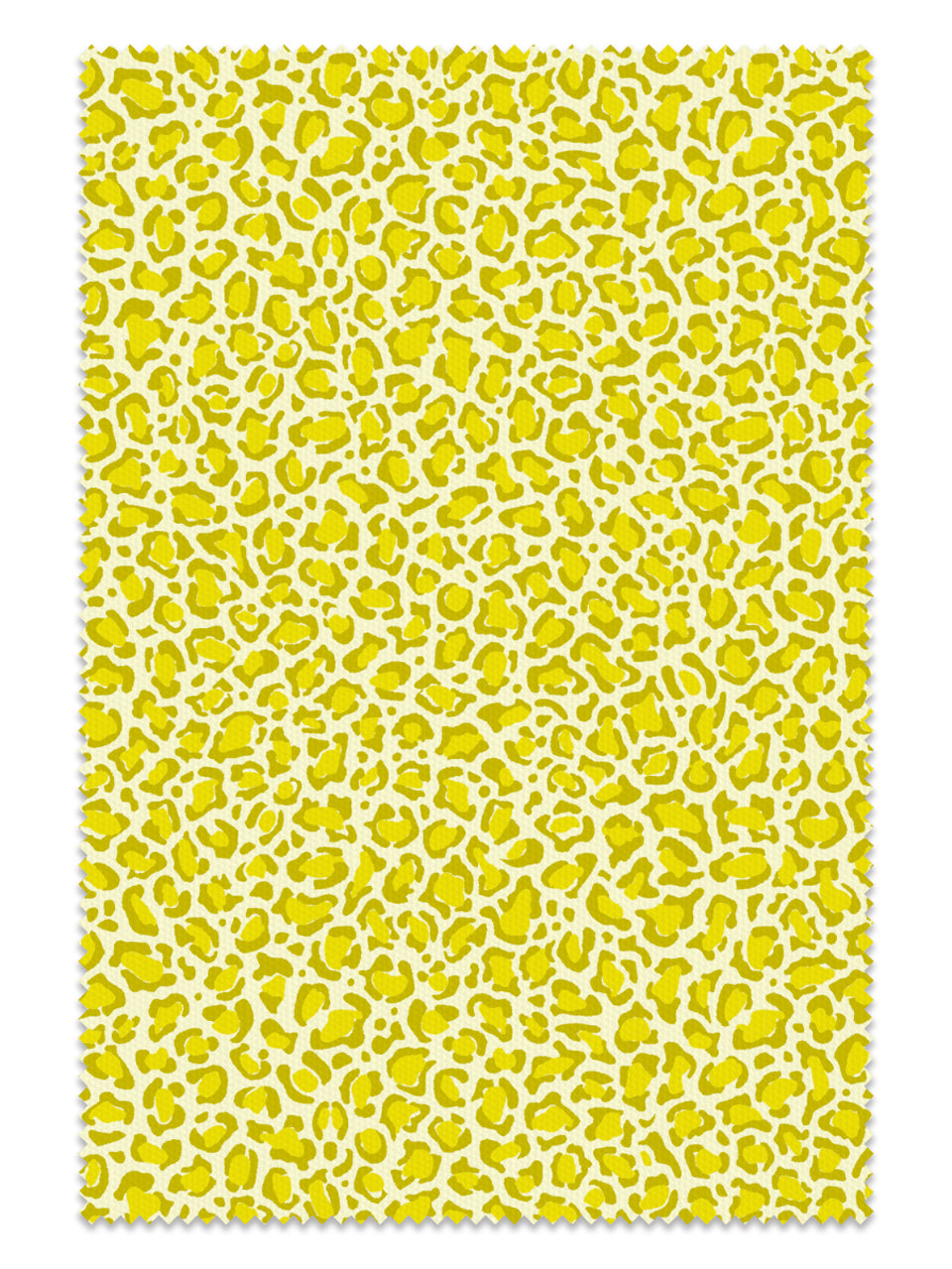 Leopard - Citron Linen