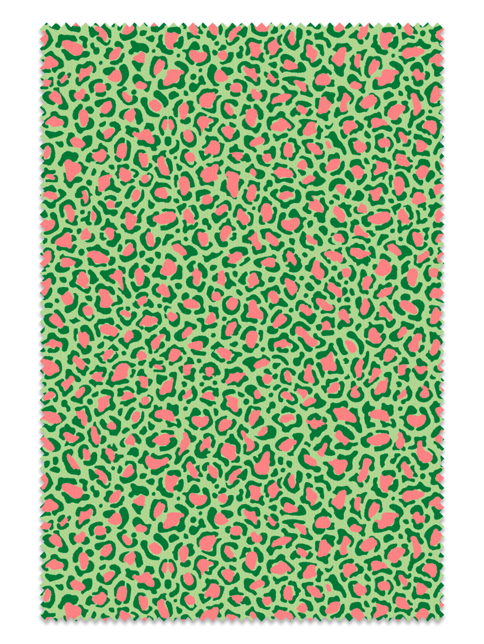 Leopard - Guava Linen