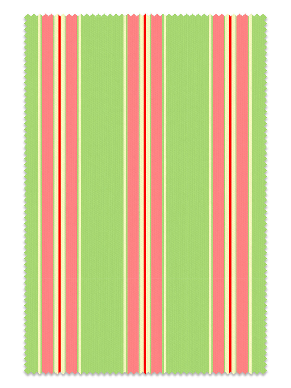 Promenade Stripe Fabric - Brighton Rock