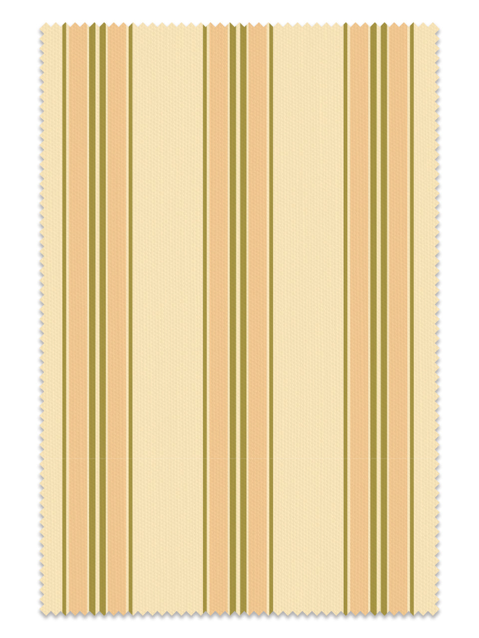 Promenade Stripe Fabric - Vanilla Fudge