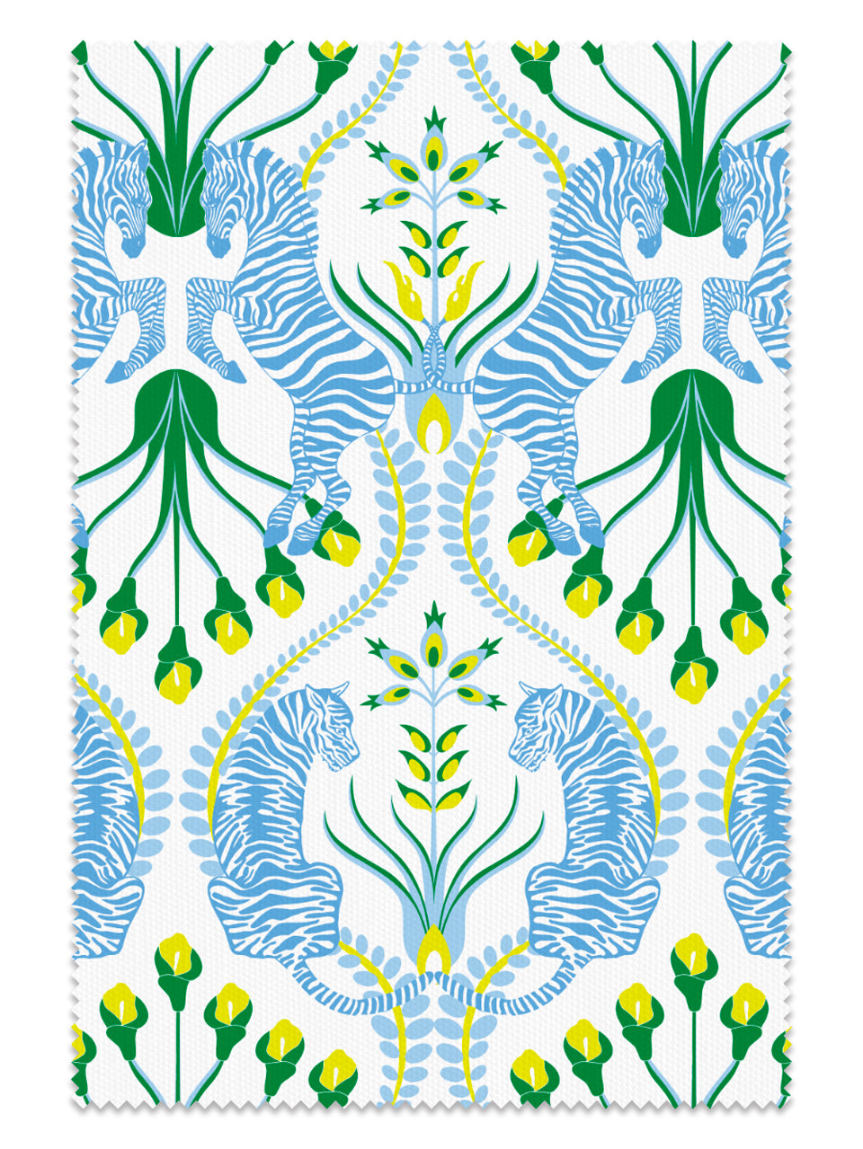 Secret Garden Safari Fabric - Bue