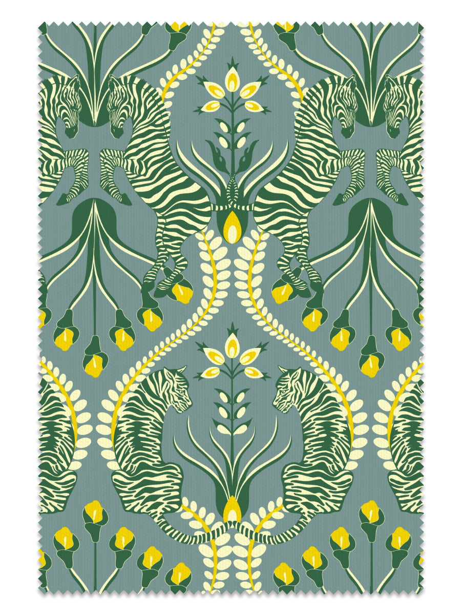 Secret Garden Safari Fabric - Grey